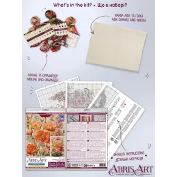 Cross stitch kit (Deco Scenes) Meadow`s Whisper 23x34 cm AAH-270