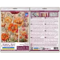 Kit de point de croix (Scènes Déco) Murmure de prairie 23x34 cm AAH-270