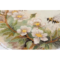 Cross-stitch kit Honey colors (Deco Scenes) 24x24 cm AAH-207