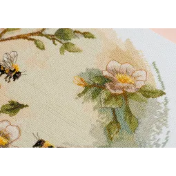 Набор для вышивания крестом Медовые цвета (Deco Scenes) 24x24 см AAH-207