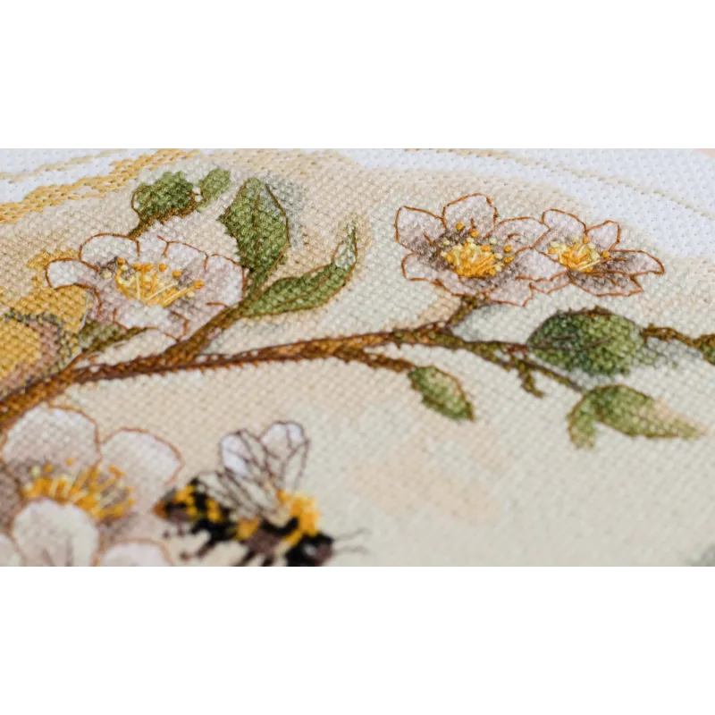 Kit point de croix Couleurs miel (Scènes déco) 24x24 cm AAH-207