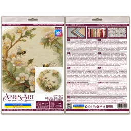 Cross-stitch kit Honey colors (Deco Scenes) 24x24 cm AAH-207