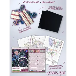 Kryželiu siuvinėjimo rinkinys Night euphoria (Deco Scenes) 30x30 cm AAH-196