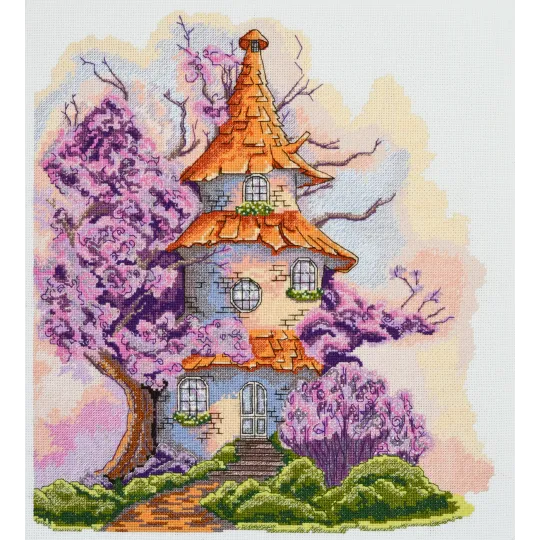 Cross-stitch kit Magic house (Deco Scenes) 27x30 cm AAH-187
