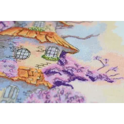 Kit de point de croix Maison magique (Scènes Déco) 27x30 cm AAH-187