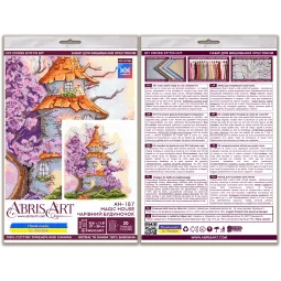 Cross-stitch kit Magic house (Deco Scenes) 27x30 cm AAH-187