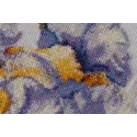 Kit de point de croix Iris (Fleurs) 21x30 cm AAH-142