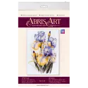 Kit de point de croix Iris (Fleurs) 21x30 cm AAH-142