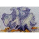 Kit de point de croix Iris (Fleurs) 21x30 cm AAH-142