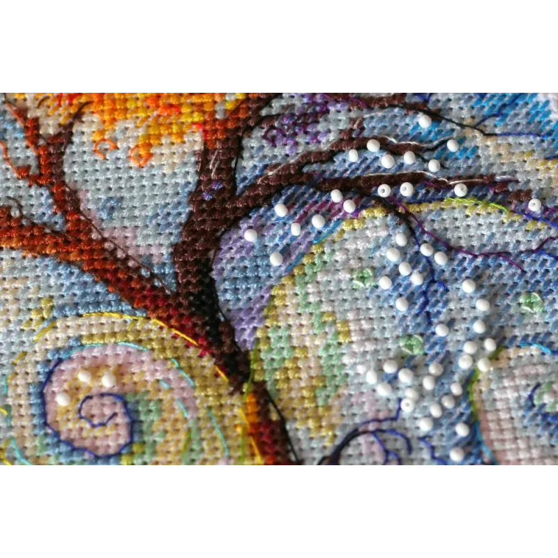 Cross-stitch kit First dawn (Deco Scenes) 24x24 cm AAH-134