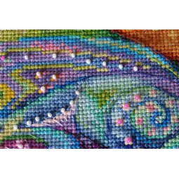 Kryželio siuvinėjimo rinkinys Pirmoji aušra (Deco Scenes) 24x24 cm AAH-134