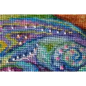 Kit de point de croix Premier lever du soleil (Scènes Déco) 24x24 cm AAH-134