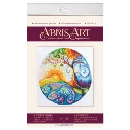 Kit de point de croix Premier lever du soleil (Scènes Déco) 24x24 cm AAH-134