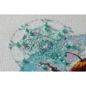Kreuzstich-Set Karamell-Spinnennetz 19x22 cm AAH-085