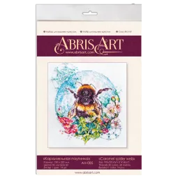 Cross-stitch kit Caramel spider web 19x22 cm AAH-085
