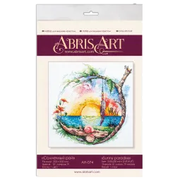 Cross-stitch kit Sunny paradise 25x25 cm AAH-074