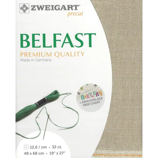 Vorgeschnittene Belfast 48x68 cm 3609534868