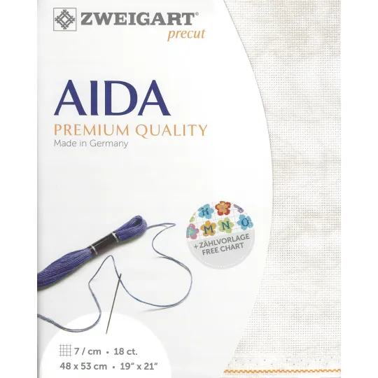 Fein-Aida prédécoupée 48x53 cm 379310794853