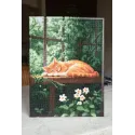 Diamond Painting with subframe Taking a nap 30x40 cm VA841