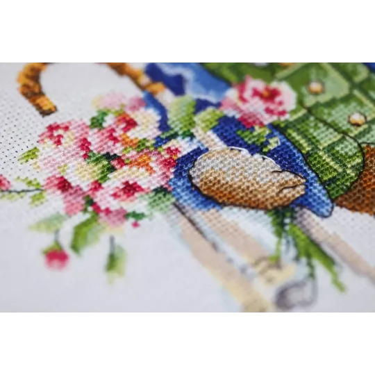 Набор для вышивания крестиком "Модный селезень" 18.6x26.8 cm S/VK084