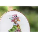 Cross stitch kit "Stylish Duck" 19.3x26.4 cm S/VK083