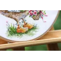 Cross stitch kit "Stylish Duck" 19.3x26.4 cm S/VK083