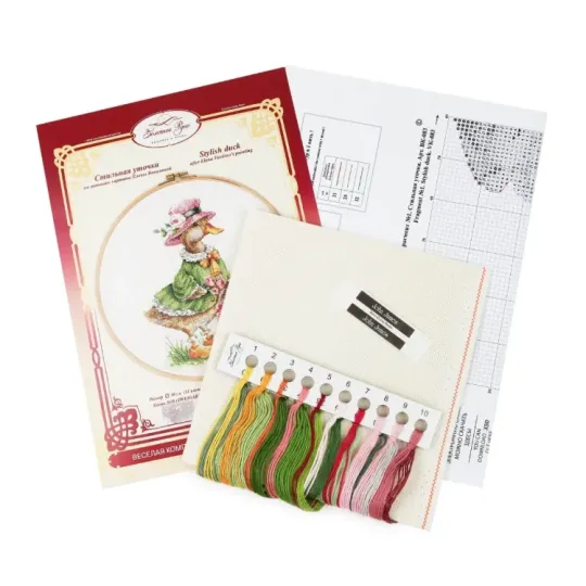 Kreuzstich-Set Stylish Duck S/VK083