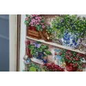 Kreuzstich-Set Blumenregal S/LTS085