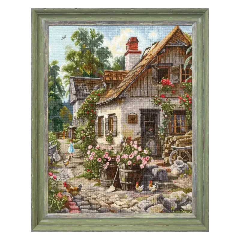 Kreuzstich-Set Oma's Haus S/LP075