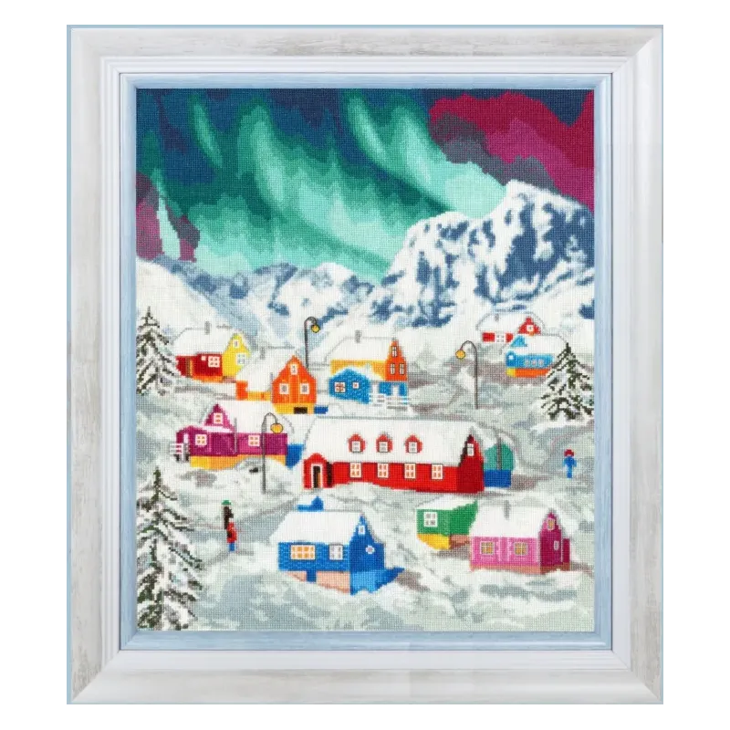 Набор для вышивания "Северная деревня" 32x38,5 см S/LP074