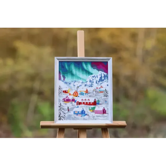 Набор для вышивания "Северная деревня" 32x38,5 см S/LP074