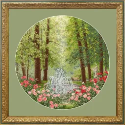 Kreuzstich-Set "wunderschöner September" 31.7x31.7 cm S/VM044