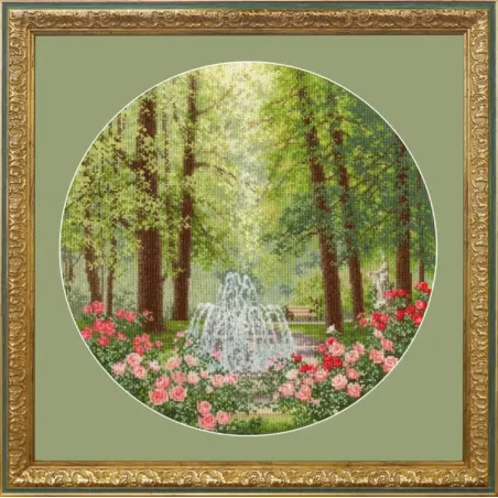 Kreuzstich-Set "wunderschöner September" 31.7x31.7 cm S/VM044