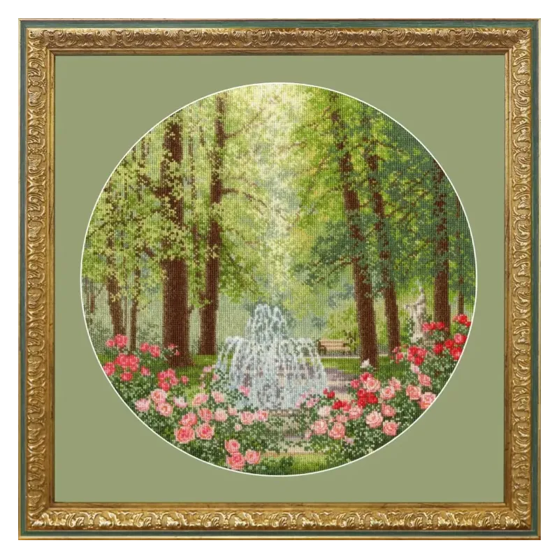 Kreuzstich-Set "wunderschöner September" 31.7x31.7 cm S/VM044