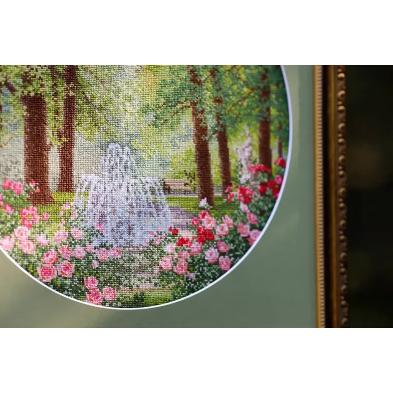 Kreuzstich-Set "wunderschöner September" 31.7x31.7 cm S/VM044