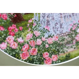 Cross stitch kit "gorgeous september" 31.7x31.7 cm S/VM044