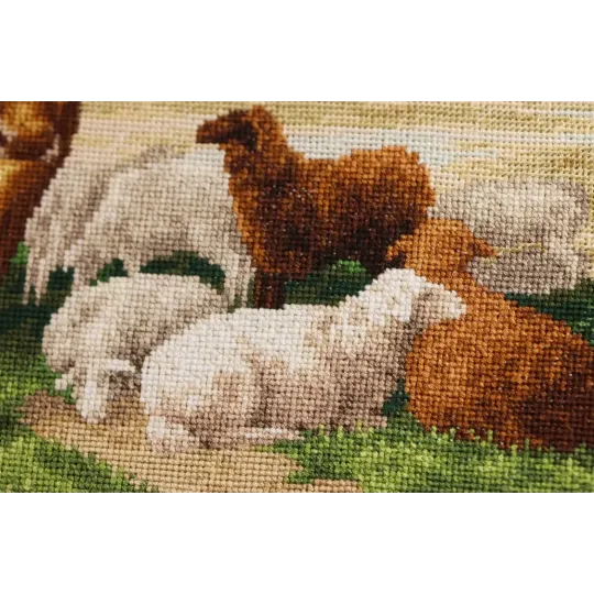 Cross stitch kit "Herd under the trees" 40x60 cm S/MK112