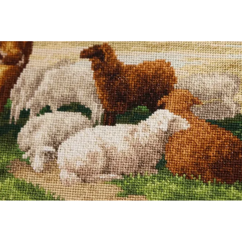 Cross stitch kit "Herd under the trees" 40x60 cm S/MK112