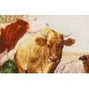 Cross stitch kit "Herd under the trees" 40x60 cm S/MK112