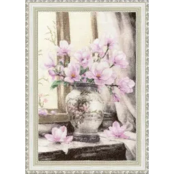 Kryželiu siuvinėjimo rinkinys "Magnolija" 25.5x39 cm S/SZH071