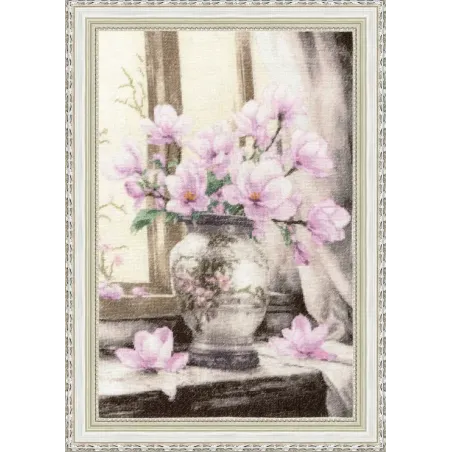 Cross stitch kit "Magnolia" 25.5x39 cm S/SZH071