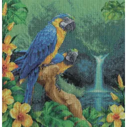 Kreuzstich-Set PANNA "Regenwald von Brasilien" 34,5 x 34,5 cm PPT-0858