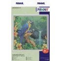 Kit de point de croix PANNA "Forêt tropicale du Brésil" 34,5 x 34,5 cm PPT-0858