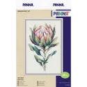 Kit de point de croix PANNA "Protea" 24,5 x 38 cm PC-7443