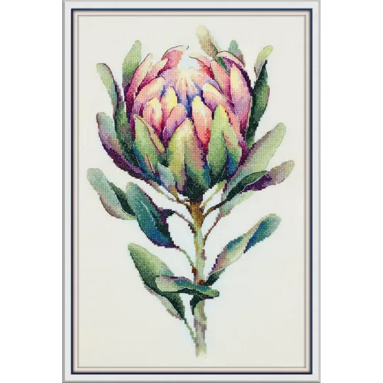 Kit de point de croix PANNA "Protea" 24,5 x 38 cm PC-7443