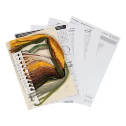 Kreuzstich-Set PANNA "Blumenstrauß mit gelben Blumen" 38 x 31 cm PC-7160