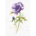 Kit de point de croix PANNA "Anémone" 20 x 29 cm PC-1966