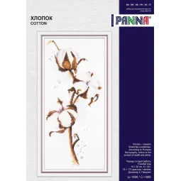 Набор для вышивания крестом PANNA "Cotton" 15 x 30 см PC-1866