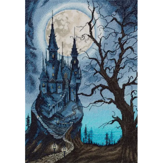 Kreuzstich-Set PANNA "Grimmes Schloss" 23 x 33 cm PZU-7323