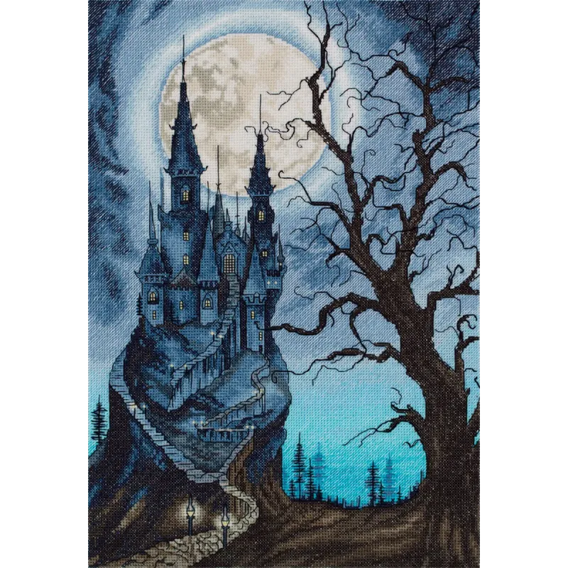 Kreuzstich-Set PANNA "Grimmes Schloss" 23 x 33 cm PZU-7323